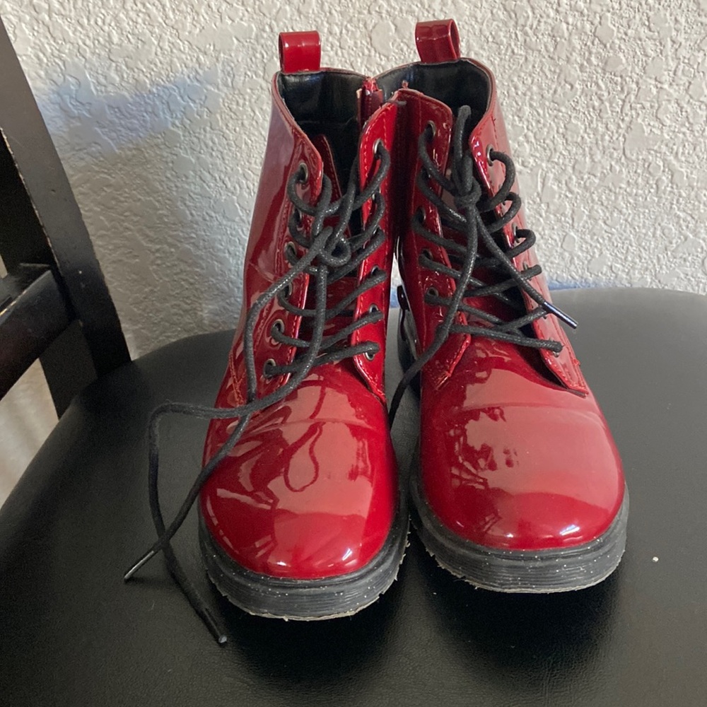 Red boots